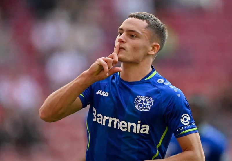  勒沃库森前锋维尔茨独造四球主宰比赛走势  